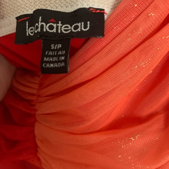 Orange Halter Dress - Picture 3 of 5